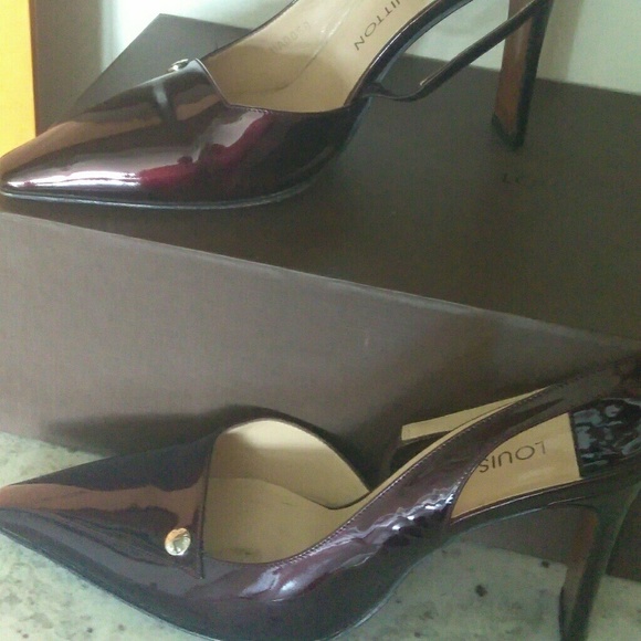 Authentic Louis Vuitton Vernis Slingbacks - Picture 5 of 6